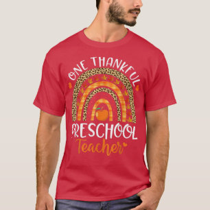 Camiseta Um professor de pré-escola agradecido Rainbo no Di