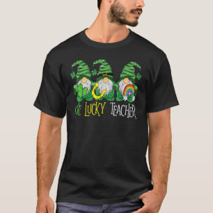 Camiseta Um Professor Gnomos Feliz, Dia de São Patrício Gno
