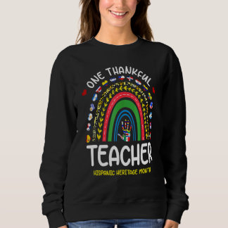 Camiseta Um Professor Grato Mês da Herança Hispânica