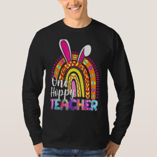 Camiseta Um Professor Hoppy Cony School Rainbow Leopard Eas
