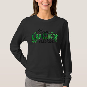 Camiseta Um professor sortudo Buffalo Xadrez St Patricks Te
