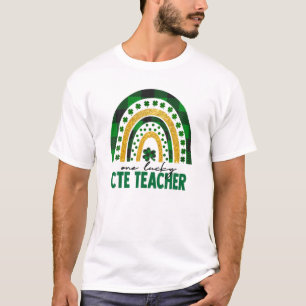 Camiseta Um professor sortudo de CTE-Dia de São Patrício Ra