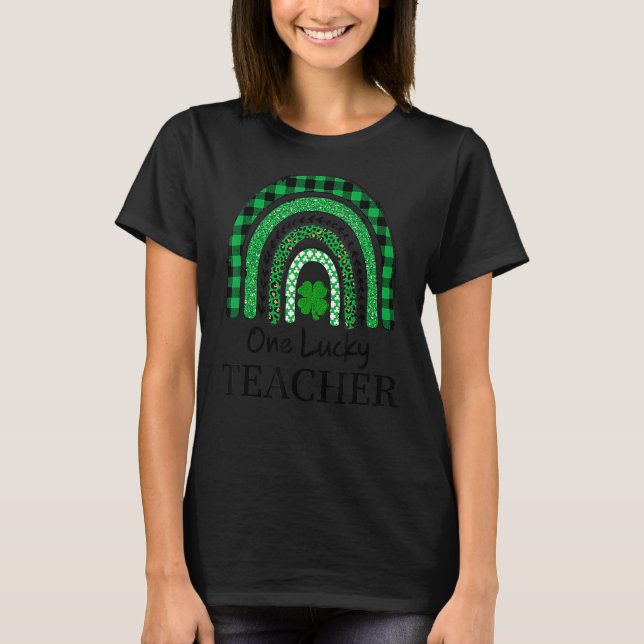 Camiseta Um Professor Sortudo, Leprard Rainbow, Rua de Xadr (Frente)