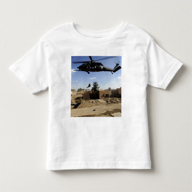 Camiseta Um rappels de um HH-60 2 (Frente)
