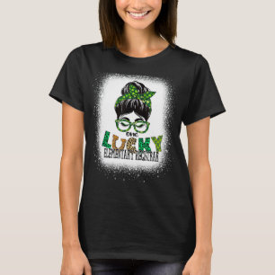 Camiseta Um Registrador Elementar Sortudo, Rua Branqueada P