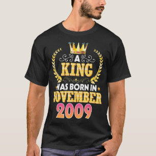 Camiseta Um Rei Foi Nascer Em Novembro De 2009 Parabéns 13