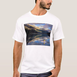 Camiseta Um remador no Lago Banff no Canadá (MR)