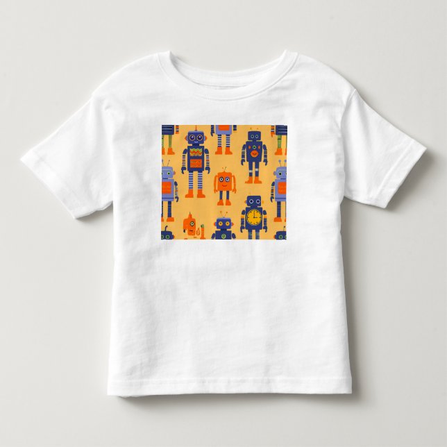 Camiseta um robô interessante (Frente)