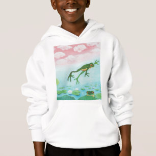Camiseta Um Sapo Engraçado Engraçado Passa Para O Pond