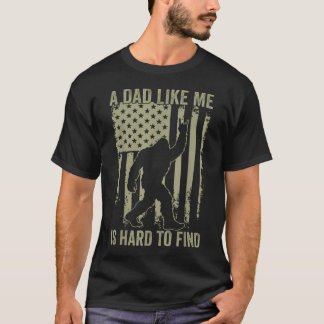 Camiseta Um Sasquatch Divertido Um Pai Como Eu É Difícil De
