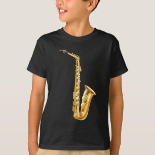 Camiseta Um saxofone do ouro