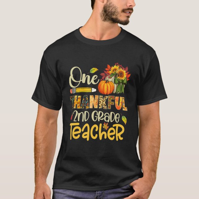 Camiseta Um segundo de Grau Agradável Professora Pumpkin Qu (Frente)