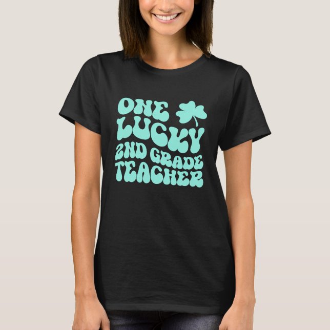 Camiseta Um segundo De Professores De Dia de São Patrício S (Frente)
