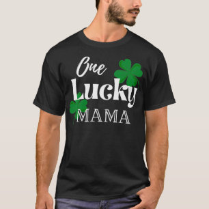 Camiseta Um Shamr De Dia de São Patrício Verde Da Mãe Sortu