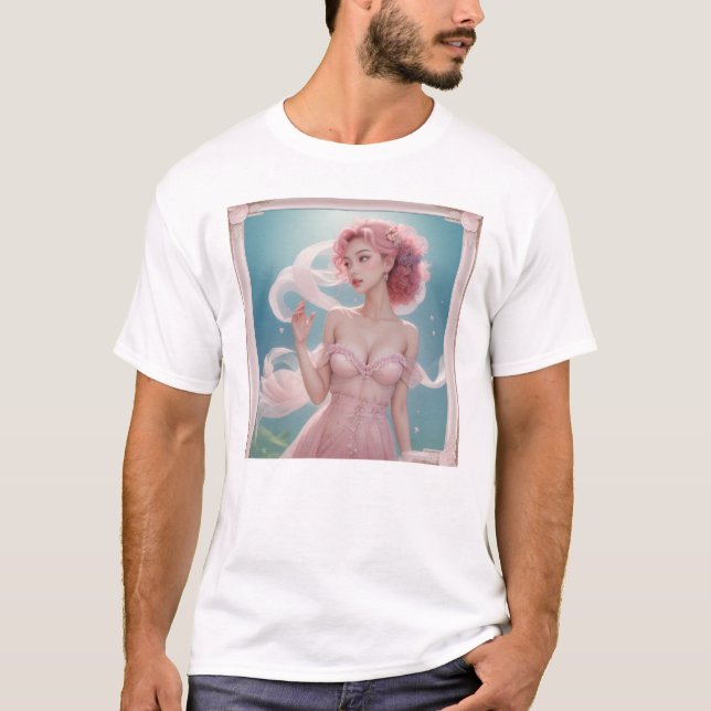 Camiseta Um Sopro de Sonhos de Donzela (Frente)