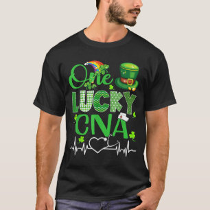 Camiseta Um sortudo enfermeiro Cna trevo estetoscópio St