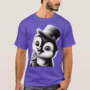 Camiseta Um sorvete engraçado de um clube de comida de ping
