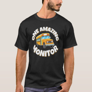 Camiseta Um surpreendente atendedor de ônibus de monitorame