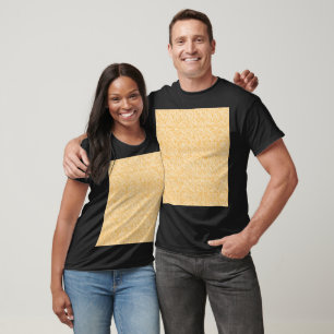 Camiseta Um tapete redondo com uma mistura vibrante de amar