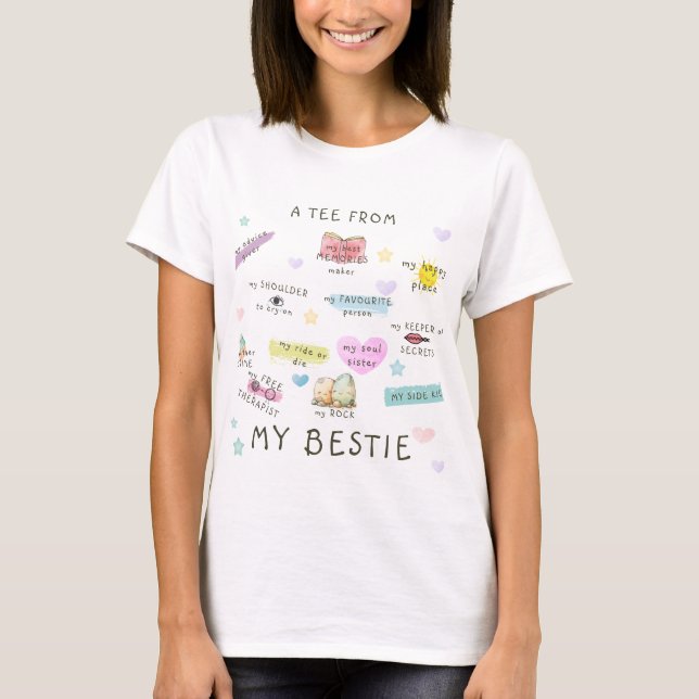 Camiseta Um Tee Da Minha Bestie (Frente)