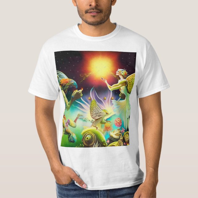 Camiseta Um Tempo de Pintura de Óleo Recompensa (Frente)