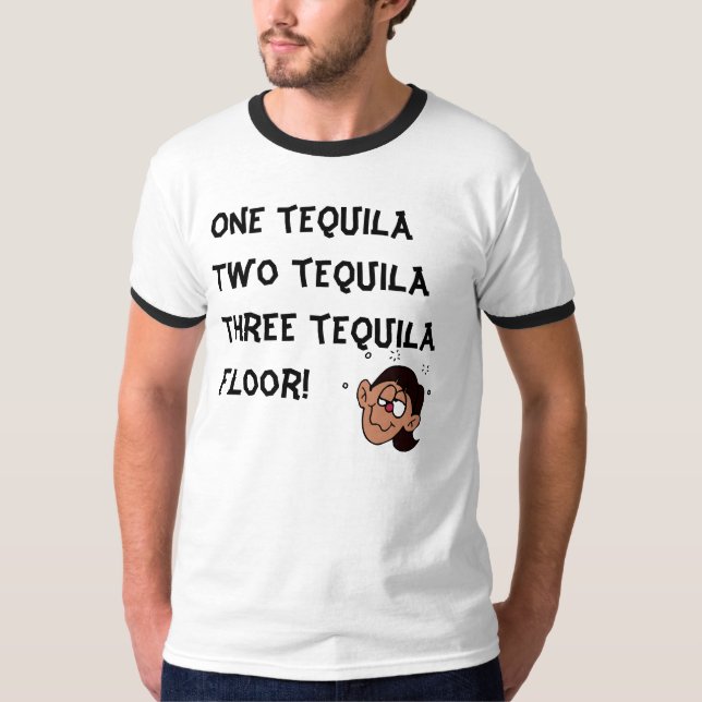 Camiseta Um tequila do tequila três do tequila dois… (Frente)