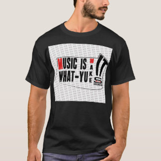 Camiseta Um teste padrão pela música de Syprez