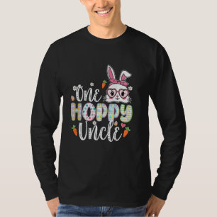 Camiseta Um Tio Coelho Alegre Coelho Tio Bunny Groovy Feliz