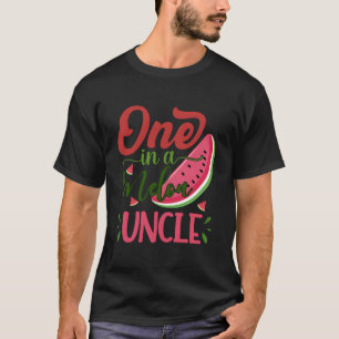 Camiseta Um Tio Melancia de Melão Festa de Aniversário da F