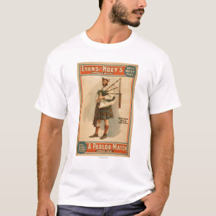 Camiseta Um tocador de gaita-de-foles escocês de Hoss
