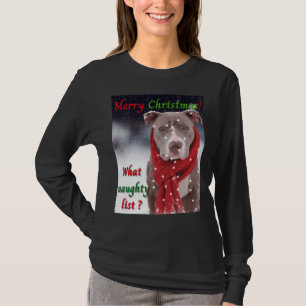 Camiseta Um Touro De Pit Ou Staffordshire Bull Terrier Dog