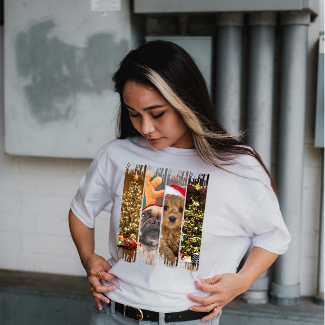 Camiseta Um Traço De Pincel De Natal Muito Doga (Criador carregado)