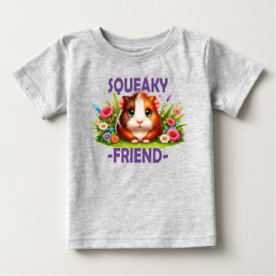 Camiseta Um trocadilho. Cartografia de porco "Cué Baby Guin