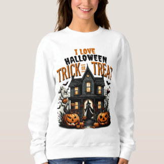 Camiseta Um truque ou uma noite de tratamento numa casa ass