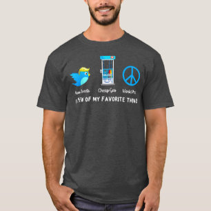 Camiseta Um Tweet Barato Para A Paz Mundial Um Pouco Do Meu