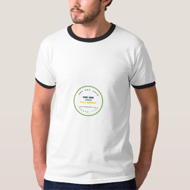 Camiseta Um Um Coco Cesto Cheio (Frente)