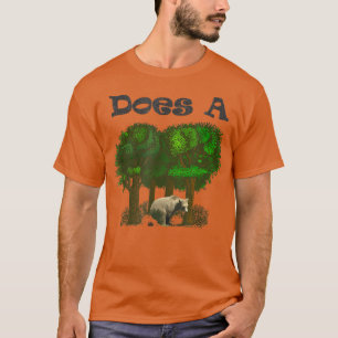 Camiseta Um ursinho na floresta é engraçado