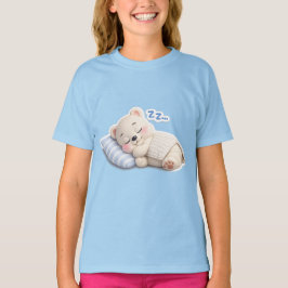 Camiseta Um urso dormindo