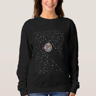 Camiseta Um vácuo de robô engraçado limpa as estrelas na Lá