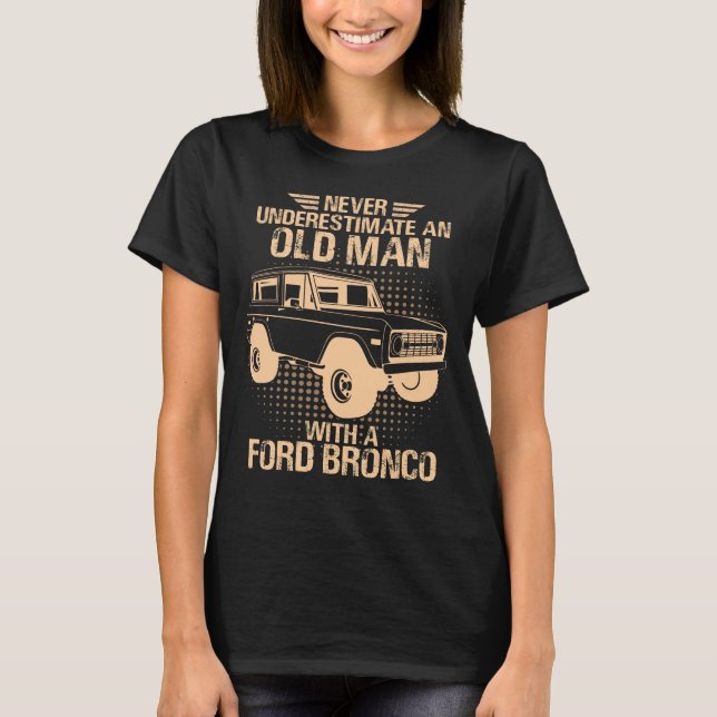Camiseta Um velho Ford Bronco (Frente)