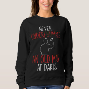Camiseta Um Velho No Dardo Menino Engraçado Dart
