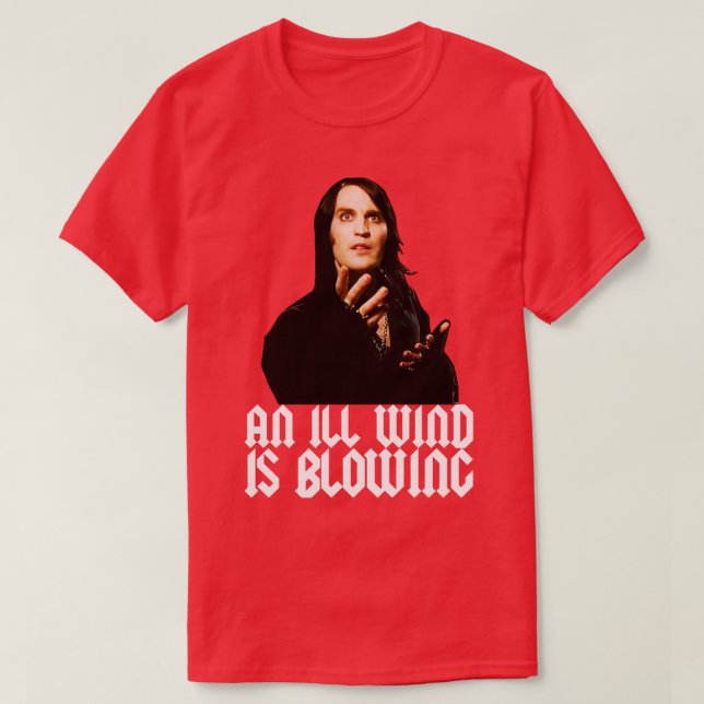 Camiseta Um Vento Ill está soprando (Frente do Design)