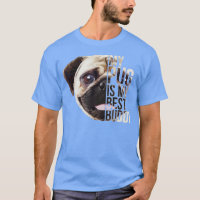 Um verdadeiro amigo, PUG, dá um presente para o cã