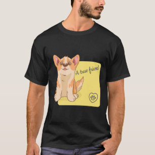 Camiseta Um verdadeiro amigo Welsh Corgi 284