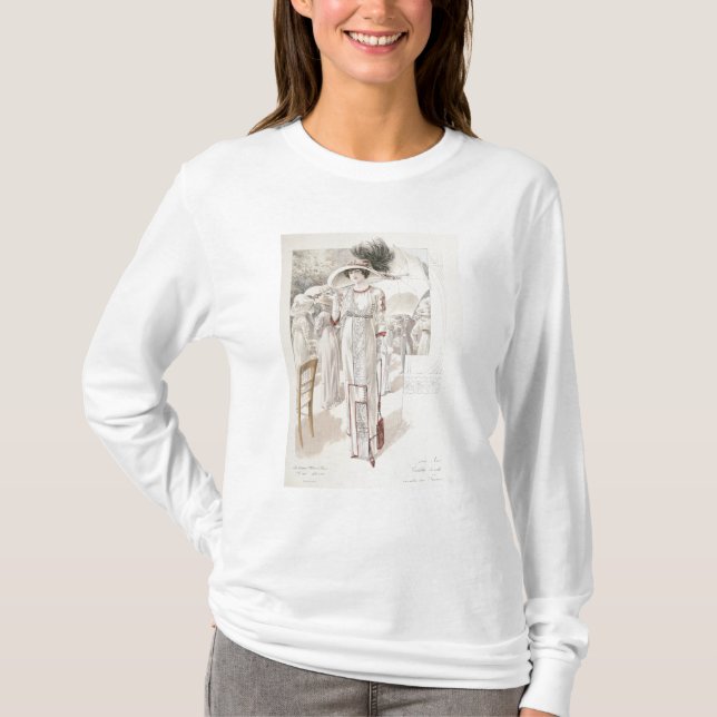 Camiseta Um vestido da cidade, 'dos modos de Paris de Les (Frente)