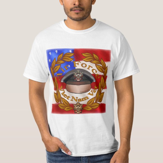 Camiseta Um Veterano da Força Aérea no Vietnã (Frente)