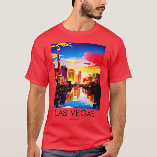 Camiseta Um Viagem de arte em Las Vegas Nevada EUA