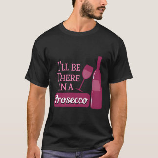 Camiseta Um Vinho Engraçado Dizendo Que O Presente Estará L