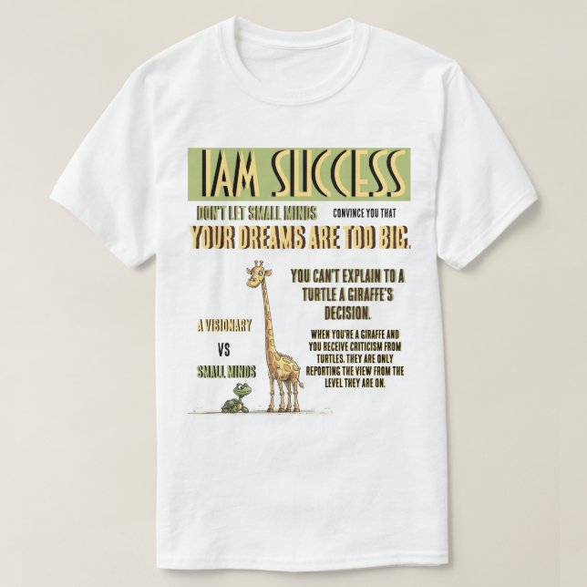 CAMISETA UM VISIONÁRIO (Frente do Design)