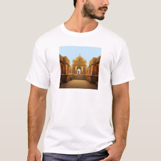 Camiseta Um vislumbre na metrópole futurista da Índia